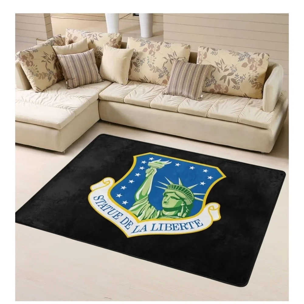 NWT 48th Fighter Wing Area Rug 63x48in for Indoor Floor Non-Slip